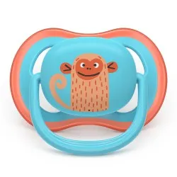 Suzeta Ultra Air +18 luni Blue/Galben 349/58, 2 buc, Avent Philips