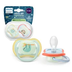 Suzeta Air Ultra Jungle 0-6luni 376/24, 2 buc, Avent Philips