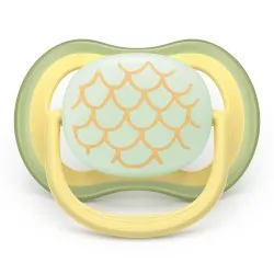 Suzeta Air Ultra Noapte Moon 0-6 luni 376/27, 2 buc, Avent Philips