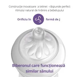 Set Biberoane Natural Response 2 x 125ml + 2 x 250ml + Suzeta + Perie 657/11, Avent Philips