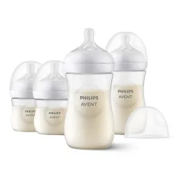 Set biberoane Natural Response, 0-6, SCD838/30, 4 buc, Philips Avent