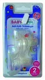 Tetine ortodontice silicon pentru lapte 15302, 2 bucati, Baby Nova