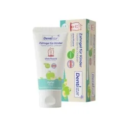 Baby Nova 33137 Dentistar Pasta de Dinti Copii Fara Fluor cu Aroma de Mere +6luni x 60ml