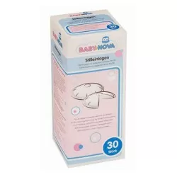 Comprese cu forma anatomica pentru san, 30 bucati, 34041, Baby Nova