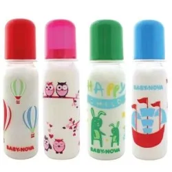 Baby Nova 47006 Biberon PP Color Fara BPA x 250ml