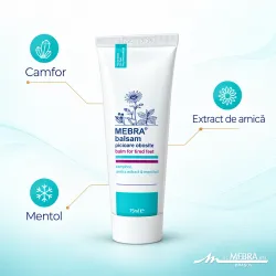 Balsam pentru picioare obosite, 55 g, Mebra