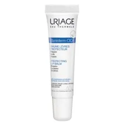 Balsam reparator de buze Bariederm, 15 ml, Uriage