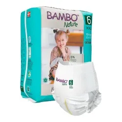 Scutece Tip Chilot Pants Nr.6, +15kg, 18 bucati, Bambo Nature