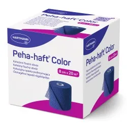 Bandaj elastic autoadeziv Peha-haft Color, albastru (932474), 8cm x 20m, Hartmann