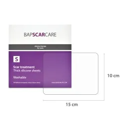 Plasturi Silicon 10*15cm, S, 2 buc, BapScarCare