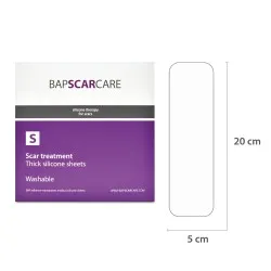 Plasturi Silicon 5*20cm, S, 2 buc, BapScarCar