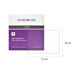 Plasturi Silicon 10*15cm, T, 10 buc, BapScarCare