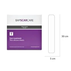 Plasturi Silicon T 5*30cm, 10 buc, BapScarCare