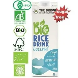 Bautura Bio din orez cu cocos fara gluten, 1 L,, The Bridge