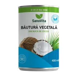 Bautura vegetala din nuca de cocos, 400ml, SanoVita