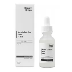 Ser exfoliant cu Acid Lactic 10% + HA, 30ml, Beauty Drops