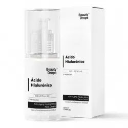 Crema hidratanta de fata cu Acid Hialuronic, 50ml, Beauty Drops