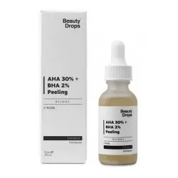 Exfoliant AHA 30% + BHA 2%, 30ml, Beauty Drops