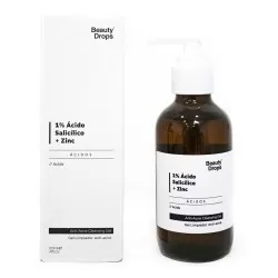 Gel de Curatare cu Acid Salicilic 1% + Zinc, 250 ml, Beauty Drops