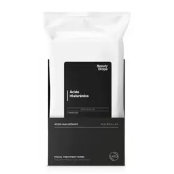 Servetele faciale cu acid hialuronic, 60 bucati, Beauty Drops