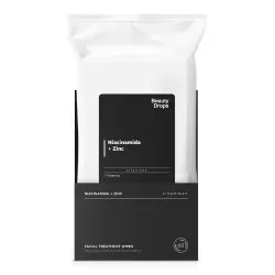 Servetele Faciale cu Niacinamide si Zinc, 60 bucati, Beauty Drops