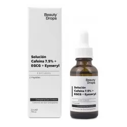 Solutie de cafeina 7.5% + EGCG + Eyeseryl, 30ml, Beauty Drops