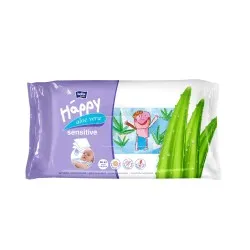 Bella Happy Servetele Umede Sensitive Aloe -buc x 56
