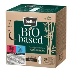 Tampoane Ultra Night Bio Based, 7 buc, Bella Medica