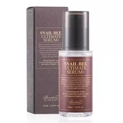 Ser hranitor cu secretie de melc si venin de albina Ultimate Serum Plus, 35 ml, Benton