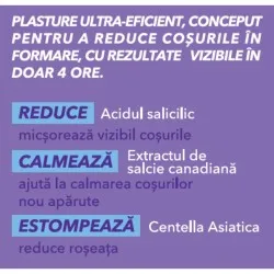 Plasturi pentru Acnee Fast Fix 3in1, 36 buc, Benzacare