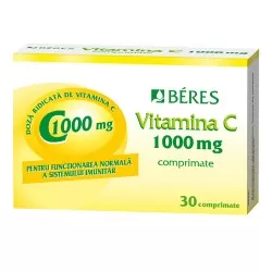 Vitamina C 1000mg, 30 comprimate, Beres Pharmaceuticals