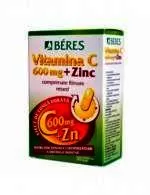 Beres Vitamina C 600 mg + Zn -cpr.film x 60