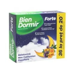 Bien Dormir Forte, 36 capsule la pret de 20, Fiterman Pharma