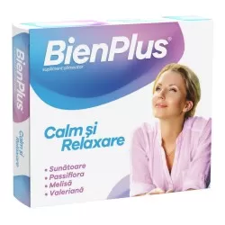Bien Plus Calm si Relaxare, 10 capsule, Fiterman Pharma