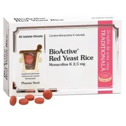 Bio Active Red Yeast Rice, 60 tablete, Pharma Nord