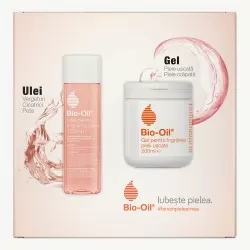 Ulei pentru ingrijirea pielii, 125 ml, Bio Oil + Gel pentru ingrijirea pielii uscate, 200 ml, Bio Oil (1+1*50% Oferta)