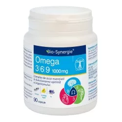 Omega 3-6-9 1000 mg, 90 capsule, Bio Synergie