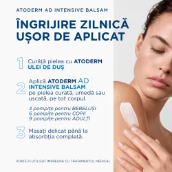 Balsam anti-prurit pentru piele foarte uscata si cu tendinta atopica, Atoderm AD Intensive , 400ml, Bioderma
