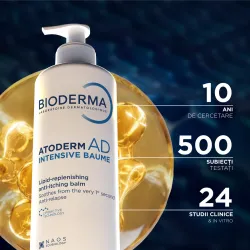 Balsam anti-prurit pentru piele foarte uscata si cu tendinta atopica, Atoderm AD Intensive , 400ml, Bioderma