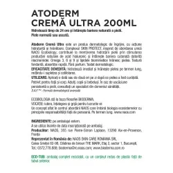 Crema Ultra Corp Tub Atoderm, 200ml, Bioderma