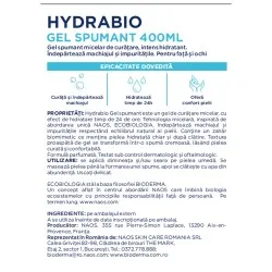 Gel Spumant Hydrabio, 400ml, Bioderma