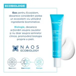 Crema hidratanta pe baza de apa – efect 72 de ore pentru piele deshidratata, normala si mixta, 40 ml, Bioderma