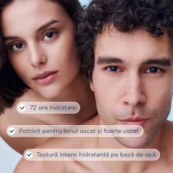 Crema intens hidratanta pe baza de apa – efect 72 de ore pentru piele deshidratata, uscata si foarte uscata Hydrabio Riche, 40ml, Bioderma