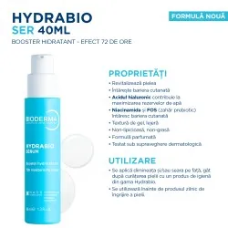 Serum Booster Hydrabio Hidratant 72h, 40ml, Bioderma