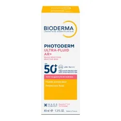 Protecție solară fluidă AR+ SPF50+ pentru piele sensibilă și reactivă, Photoderm, 40 ml, Bioderma