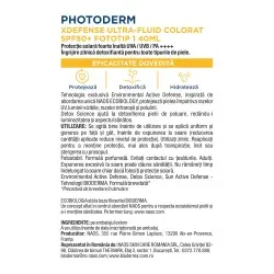 Protectie solara foarte inalta UVA/UVB Photoderm, Ultra-Fluid Colorat Fototip 1, 40 ml. Bioderma