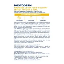 Fluid Colorat Fototip 2 SPF50+ Photoderm Xdefense Ultra, 40ml, Bioderma