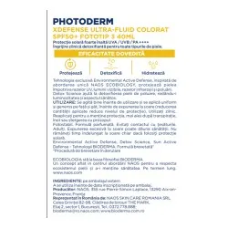Photoderm Xdefense Ultra Fluid Colorat Fototip 3 SPF50+, 40ml, Bioderma