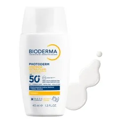 Fluid invizibil cu protectie solara SPF50+ Photoderm Xdefense, 40 ml, Bioderma