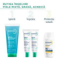 Gel Spumant Purifiant Sebium, 200ml, Bioderma